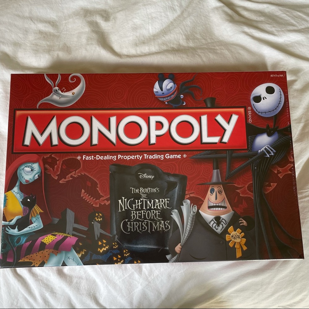 New in box Nightmare Before Christmas Monopoly